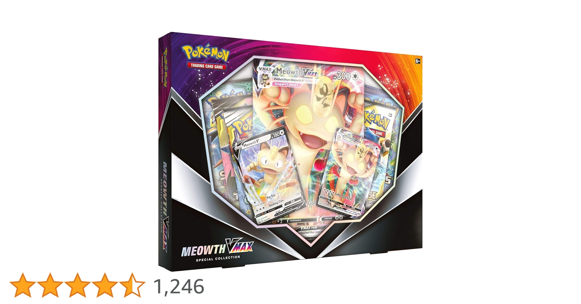 ポケモン プロモカードパック ５セット Amazon.co.jp: ポケモン TCG ニャース V ティーザーボックス